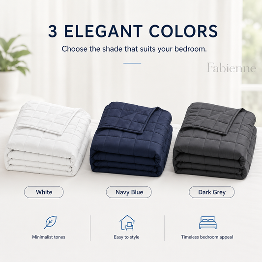 Adult Weighted Blanket 5.5/6.8/9.1Kg for Insomnia & Stress Relief