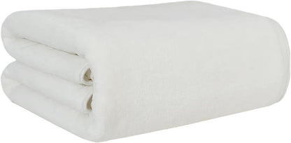 Microfiber Bath Towel Beach Towel Micro Fiber Bath Sheet Soft and Durable 80X160 cm (Off-White)