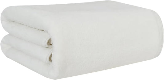 Microfiber Bath Towel Beach Towel Micro Fiber Bath Sheet Soft and Durable 80X160 cm (Off-White)