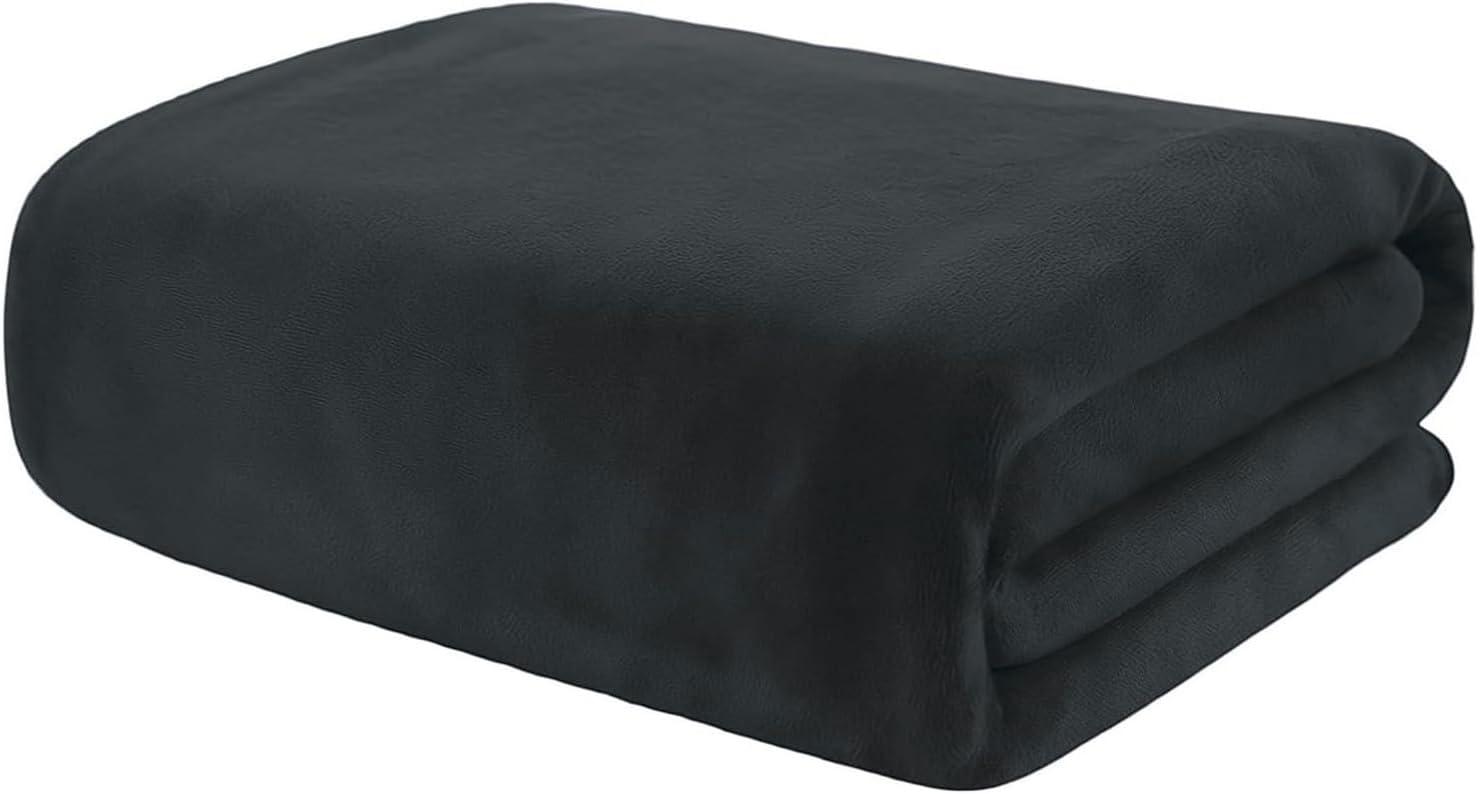 Microfiber Bath Towel Beach Towel Micro Fiber Bath Sheet Soft and Durable 80X160 cm (Black)