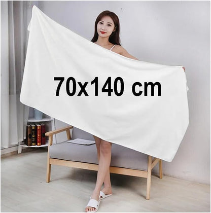 Microfiber Towel 70x140 cm Bath Towel Microfiber Soft, Durable and Light Weight (Wine Red)