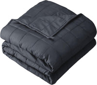 Adult Weighted Blanket 5.5/6.8/9.1Kg for Insomnia & Stress Relief - Dark Grey