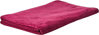 Microfiber Towel 70x140 cm Bath Towel Microfiber Soft, Durable and Light Weight (Wine Red)