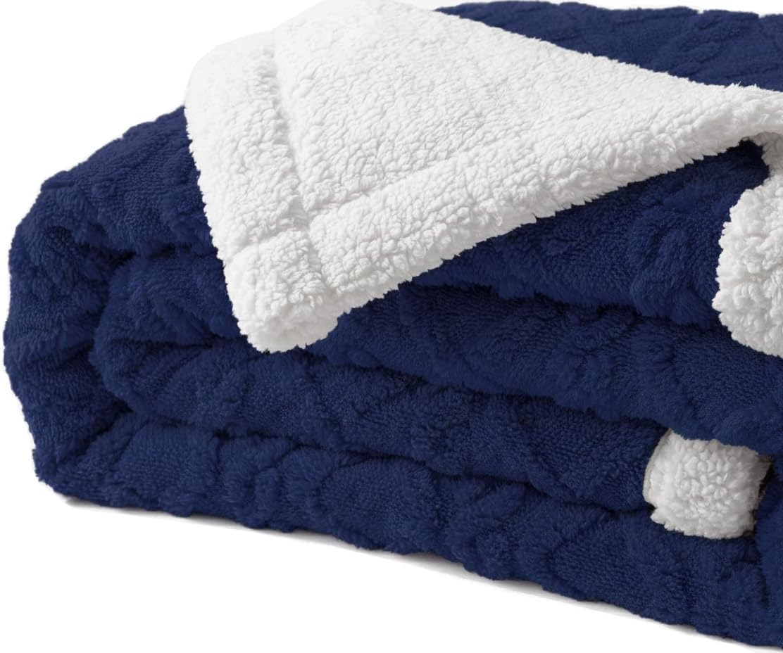 Fabienne Premium Reversible Sherpa Blanket – 220 × 240 cm