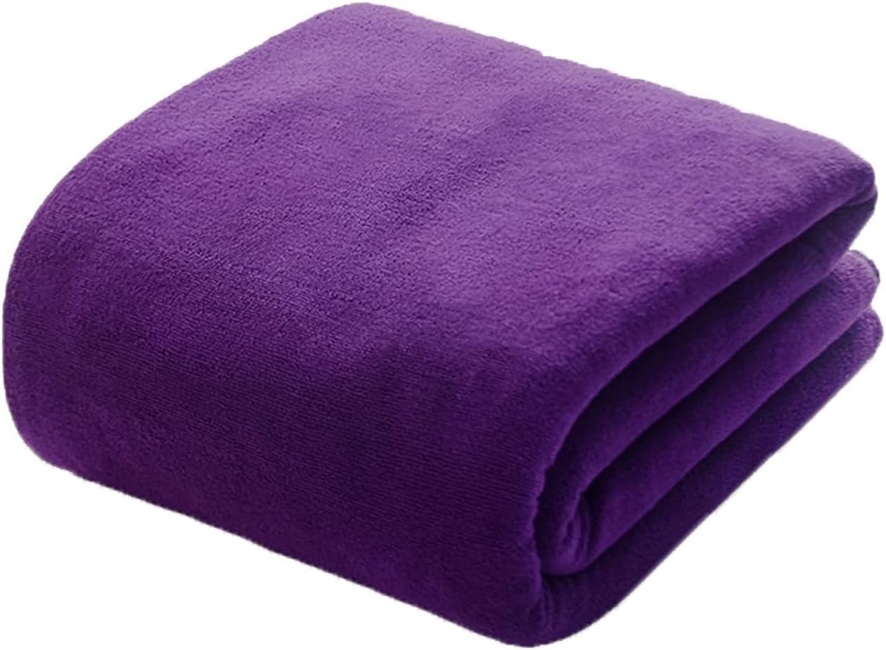 Microfiber Towel 70x140 cm Bath Towel Microfiber Soft, Durable and Light Weight (Purple)