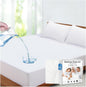 Fabienne Waterproof Mattress Protector High Absorption Microfiber+TPU Pad Cover for Pets Kids Adults Deep Pocket Style 1