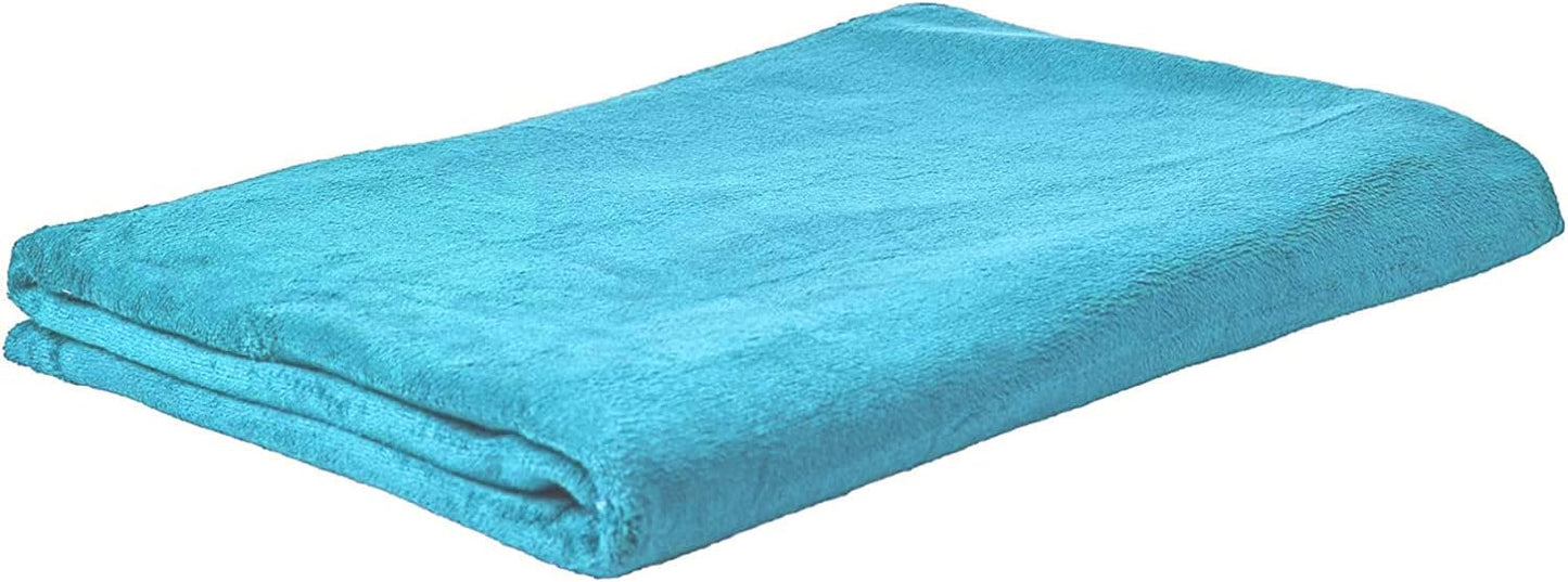 Microfiber Towel 70x140 cm Bath Towel Microfiber Soft, Durable and Light Weight (Sky Blue)