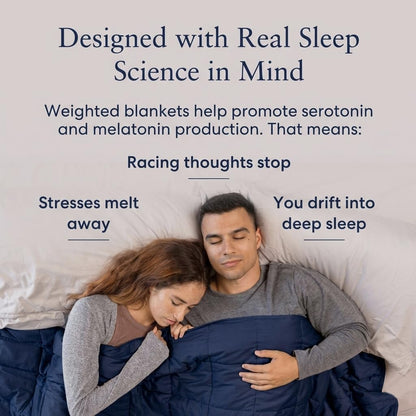 Adult Weighted Blanket 5.5/6.8/9.1Kg for Insomnia & Stress Relief