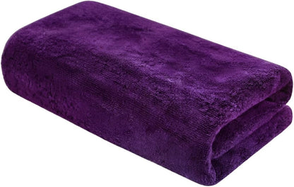 Micro Fiber Bath Towel - Purple, 80X170 cm