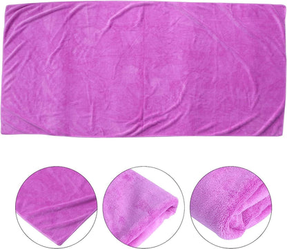 Microfiber Towel 70x140 cm Bath Towel Microfiber Soft, Durable and Light Weight (Pink)