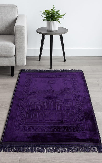 Velvet Embossed Prayer Mat 80 x 120 cm