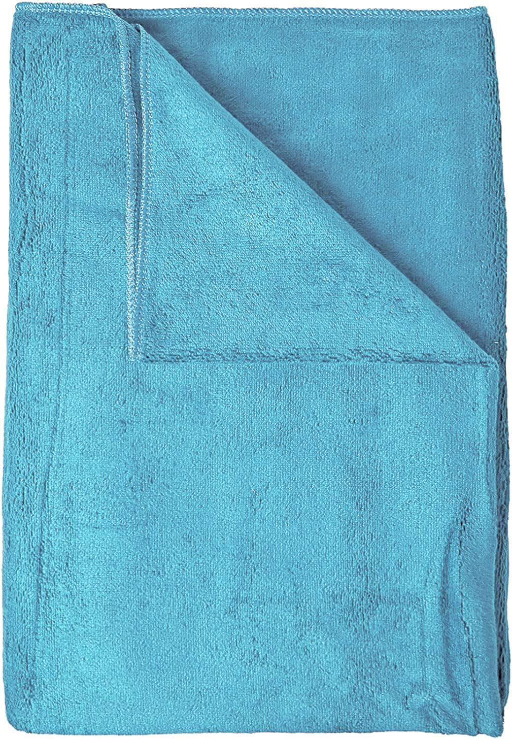 Microfiber Bath Beach Towel - 80X170cm (Sky Blue)