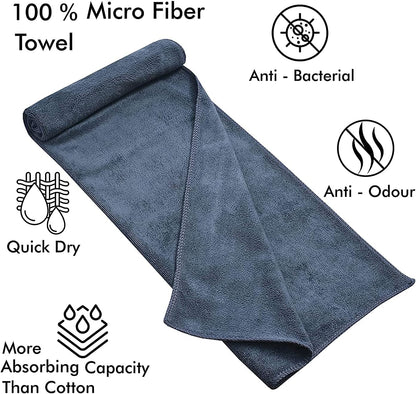 Micro Fiber Bath Towel - Red, 80X170 cm