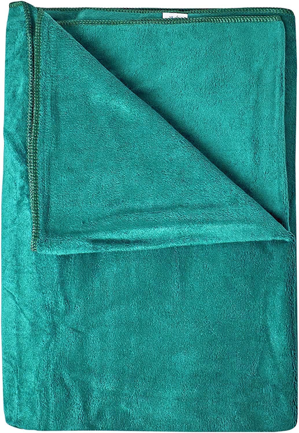 Microfiber Bath Towel Beach Towel Micro Fiber Bath Sheet Soft and Durable 80X170 cm (Turquoise Green)