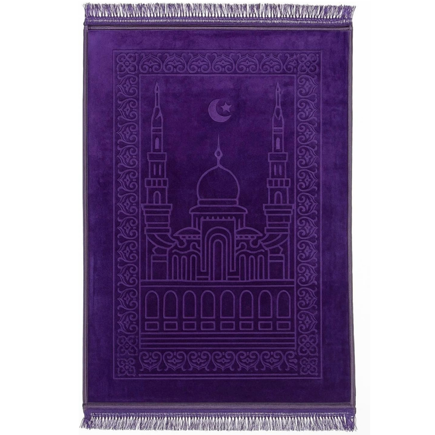 Velvet Embossed Prayer Mat 80 x 120 cm